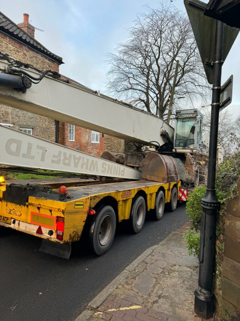 Massive Lorries start to arrive!